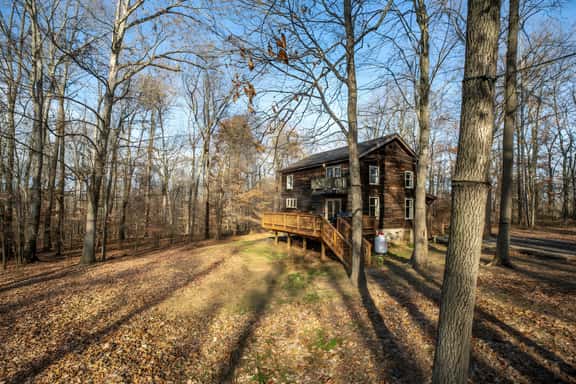 Cabin on the Creek Large Outdoor Firepit - Image 1